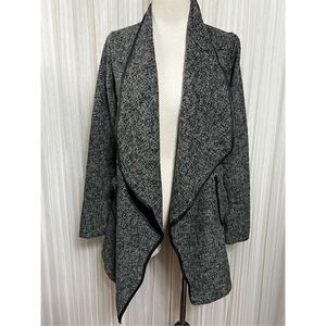 Me Jane Long Sleeve Wool Cardigan Sweater Jacket Size Small